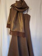 Ensemble robe ¾ en lin 123 reflets dorés, étole assortie T38, Vêtements | Femmes, Maison 123, Enlèvement ou Envoi, Comme neuf