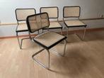 Cesca stoel (Cesca chair) - stoel naar design Marcel Breuer, Huis en Inrichting, Stoelen, Ophalen, Bauhaus, design klassieker, tijdloos, chrome buisframe, rotan