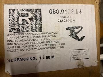 2 Dozen Reynaers rubber afdichting alu ramen 5 mm en 6-7 mm beschikbaar voor biedingen