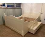 Klassiek houten bed, Huis en Inrichting, Slaapkamer | Bedden, Ophalen, Gebruikt, Klassiek, Tweepersoons