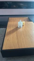 Natuzzi salontafel met schuif, 100 à 150 cm, Chêne, Rectangulaire, 50 à 100 cm