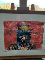 Zeldzame proefdruk litho Indiaan Gregor Espen Hagen, Antiek en Kunst, Ophalen of Verzenden