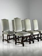 Os de Mouton eetkamerstoelen (set van 6), Antiek en Kunst, Antiek | Meubels | Stoelen en Sofa's, Ophalen of Verzenden