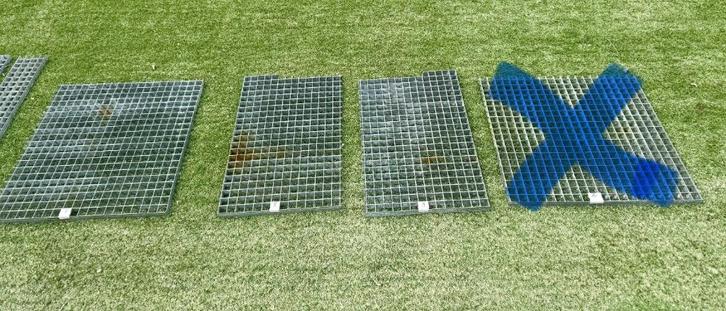 3 zware gegalvaniseerde looproosters, Doe-het-zelf en Bouw, Overige Doe-Het-Zelf en Bouw, Gebruikt, Ophalen