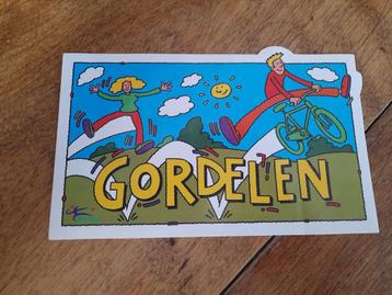 retro vintage sticker gordelen de gordel beschikbaar voor biedingen