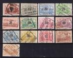 Belgique Timbres chemins de fer 1895 TR15-TR27, Enlèvement ou Envoi, Affranchi, Oblitéré