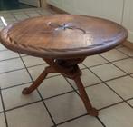 Bijzettafeltje/salontafeltje   volhout, Ophalen, Minder dan 45 cm, Gebruikt, Rond