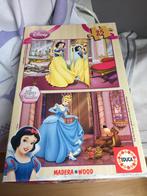 Puzzles blanche neige 25 pièces et princesse 70 pièces, Utilisé, Enlèvement ou Envoi