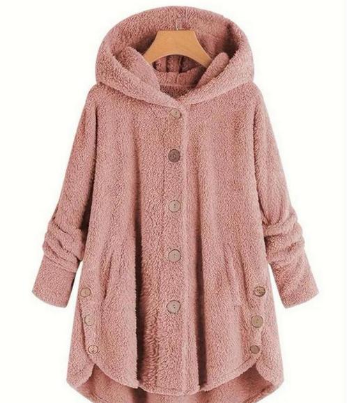 Warme fleece jack jas dames vrouwen Cozy winter warm roze S, Kleding | Dames, Truien en Vesten, Nieuw, Maat 36 (S), Roze, Ophalen of Verzenden