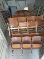Cinemastoelen in hout, Huis en Inrichting, Stoelen, Ophalen of Verzenden, Zo goed als nieuw, Hout