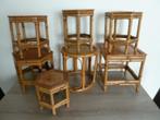 Bamboe plantenstaander/pied de stalle 7stuks(17-27cmH), Antiek en Kunst, Curiosa en Brocante, Ophalen of Verzenden