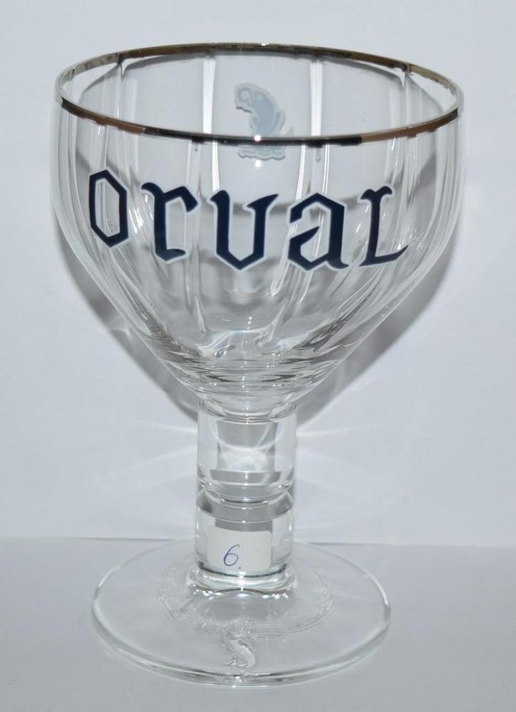 Orval / Dolfijn op voet en glas / Facetten, Verzamelen, Biermerken, Nieuw, Glas of Glazen, Overige merken, Verzenden