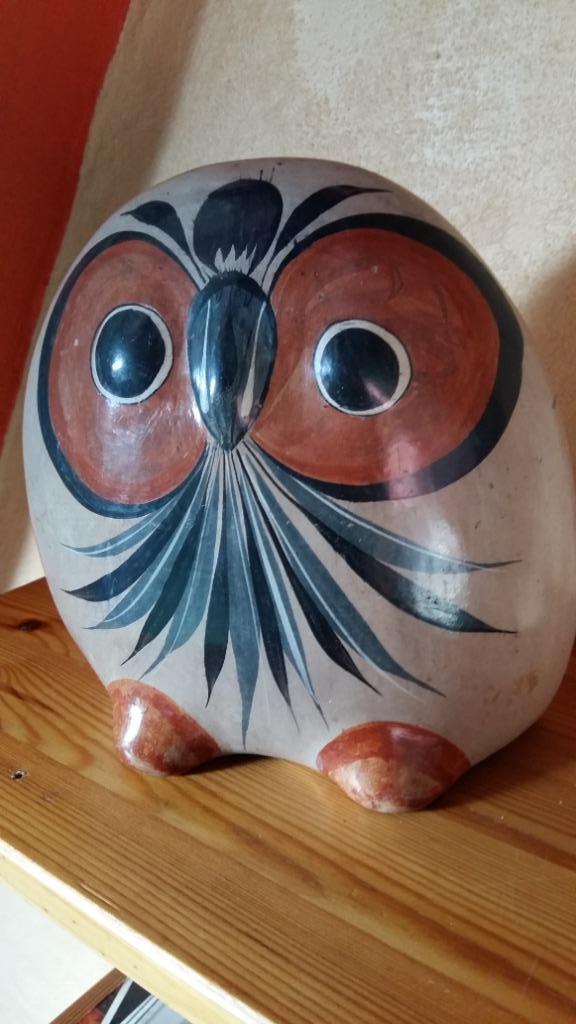 SCULPTUUR MEXICAANSE UIL, Antiek en Kunst, Antiek | Keramiek en Aardewerk, Ophalen