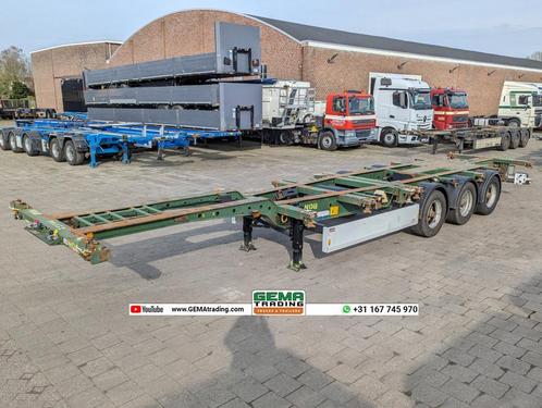 Krone SD 27 3-Assen BPW - Back Slider - DrumBrakes - 5280kg, Auto's, Vrachtwagens, Bedrijf, ABS, Aanhangers en Opleggers