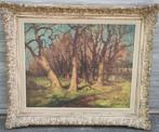 Huile sur panneau signe louis rigaux, Antiek en Kunst, Ophalen of Verzenden