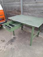Werkbank Werktafel met schuif in L125B80H86 regelbare hoogte, Doe-het-zelf en Bouw, Werkbanken, Ophalen of Verzenden