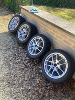 jantes PORSCHE 2x 235-265/45/18 + pneu Dunlop SP Winter, Ophalen, 14 inch, Velg(en), Winterbanden