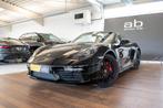 Porsche Boxster 718, BT, SPORTUITLAAT, LEDER, APPLE CP, LED, Parkeersensor, Cabriolet, 0 kg, Zwart