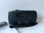Noodradio met Powerbank, Zaklamp en Zonnepaneel Zwart NIEUW, Ophalen of Verzenden, Nieuw, Radio