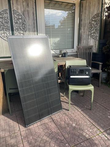 2400W Powerstation 2160Wh + 200w Zonnepaneel Thuisbatterij beschikbaar voor biedingen