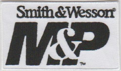 Smith Wesson MP stoffen opstrijk patch embleem #2, Collections, Vêtements & Patrons, Neuf, Envoi