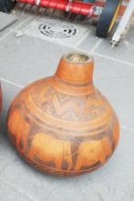 Vintage gegraveerde kalebas, Ophalen of Verzenden