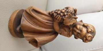 Houten sculptuur/ beeldje beschikbaar voor biedingen