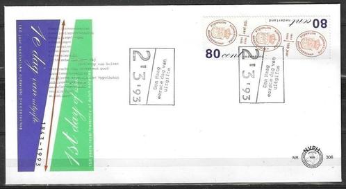 Nederland 1993 - Yvert 1432-1433 - F.D.C. NVPH 306 (ST), Postzegels en Munten, Postzegels | Nederland, Gestempeld, Verzenden
