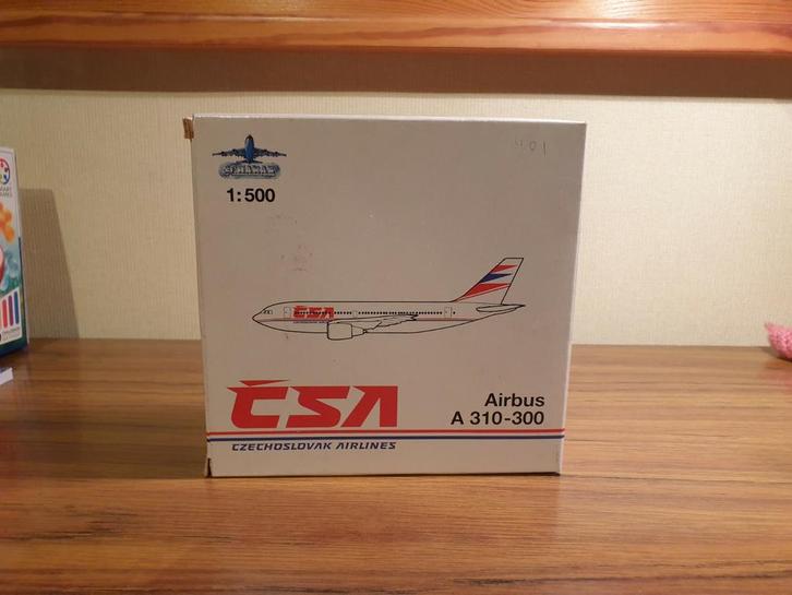 Tsa tzechoslovak airlines, Verzamelen, Luchtvaart en Vliegtuigspotten, Zo goed als nieuw, Schaalmodel, Ophalen of Verzenden