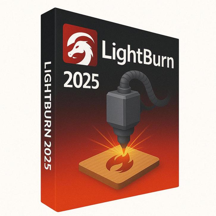 LightBurn Pro 2025 (2.0), Computers en Software, Office-software, Nieuw, Windows, Ophalen