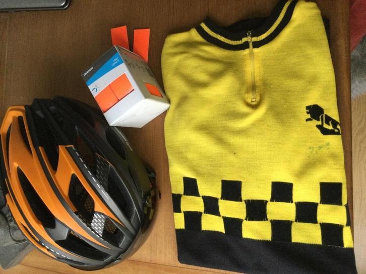 Originele vintage Peugeot Vintage wollen trui L, Fietsen en Brommers, Fietsaccessoires | Fietshelmen, Gebruikt, Heer of Dame, L