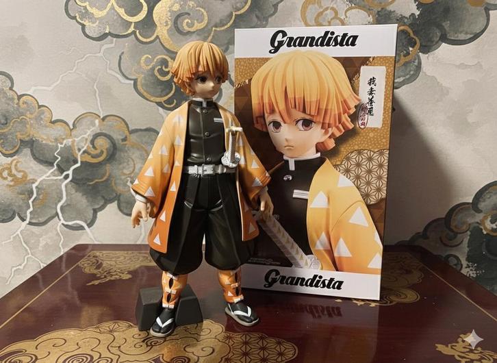 Figurine Zenitsu Agatsuma - Grandista (Demon Slayer), Collections, Statues & Figurines, Comme neuf, Autres types, Enlèvement ou Envoi