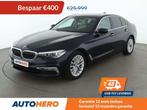 BMW 5 Serie 520 520i Luxury Line (bj 2018, automaat), Auto's, Automaat, Gebruikt, Blauw, 124 g/km
