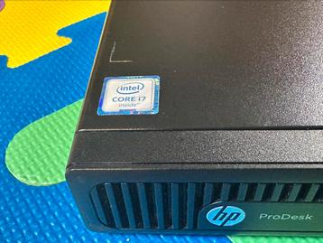 Klein en snel Hp prodesk/ i7-6700T/16gb ddr4/512gb ssd/Win11 beschikbaar voor biedingen