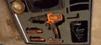schroefmachine boormachine 2 accu batterij black and decker, Doe-het-zelf en Bouw, Ophalen of Verzenden, Gebruikt, Boor- en Schroefmachine
