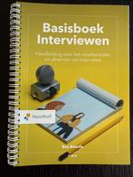 Basisboek intervieuwen, Ophalen of Verzenden, Zo goed als nieuw, Hoger Onderwijs, Ben baarda