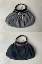 Grand sac à main réversible - Style vintage - La Femme Garni, Noir, Sac à main, Enlèvement ou Envoi, Neuf