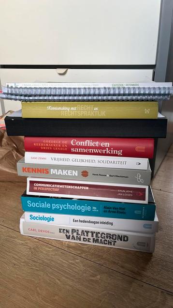 Boeken 1ste bachelor Sociologie Ugent beschikbaar voor biedingen