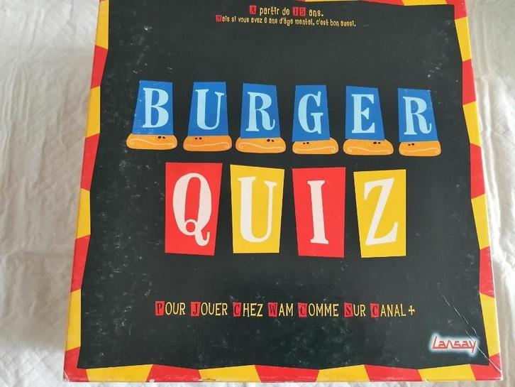 Boite de jeu Burger Quiz - Canal +, Hobby en Vrije tijd, Gezelschapsspellen | Bordspellen, Verzenden