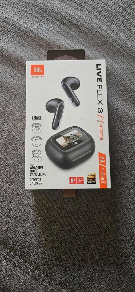 JBL LIVE FLEX 3 ongeopend!!, Télécoms, Téléphonie mobile | Écouteurs, Neuf, Intra-auriculaires (In-Ear), Bluetooth, Enlèvement ou Envoi