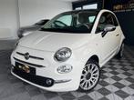 Fiat 500 1.2i Lounge 1e eigenaar Garantie 12 maanden, 4 zetels, 4 cilinders, Leder en Stof, Wit