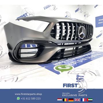 W177 A45 AMG VOORBUMPER A45S A KLASSE 2021 AERO MAT GRIJS MA beschikbaar voor biedingen