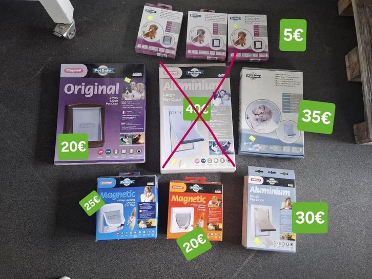 tot -70% op nieuwe huisdierluiken Staywell, diverse afmeting, Dieren en Toebehoren, Honden-accessoires, Nieuw, Ophalen
