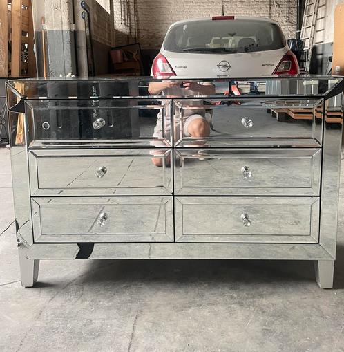 Commode miroir à 6 tiroirs modèle Valencia, Huis en Inrichting, Kasten | Ladekasten, Gebruikt, Ophalen