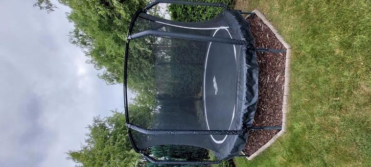 Trampoline Salta Premium black edition 366cm, Kinderen en Baby's, Speelgoed | Buiten | Trampolines, Gebruikt, Ophalen