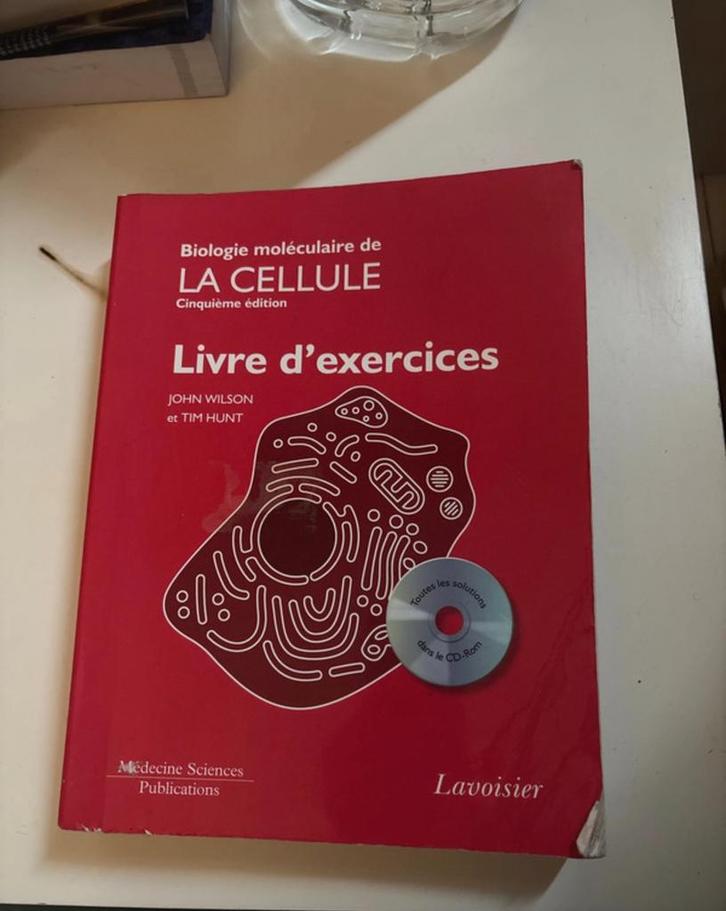 Biologie moléculaire de la cellule (Livre d'exercices), Boeken, Wetenschap, Zo goed als nieuw, Overige wetenschappen, Ophalen of Verzenden
