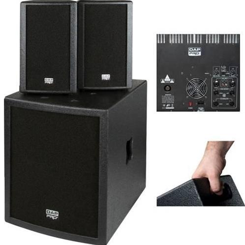 DAP Club Mate 15 actieve luidsprekerset, Audio, Tv en Foto, Luidsprekerboxen, Zo goed als nieuw, Complete surroundset, 120 watt of meer