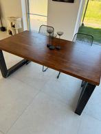 Rubberwood tafel - 6 personen, Ophalen, Gebruikt