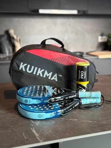 Sac de padel KUIKMA 20 l PL 500 + 2 raquettes de padel KUIKM