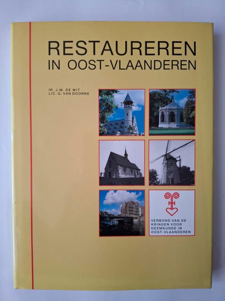 Oost-Vlaanderen - restaureren, Boeken, Kunst en Cultuur | Architectuur, Zo goed als nieuw, Ophalen